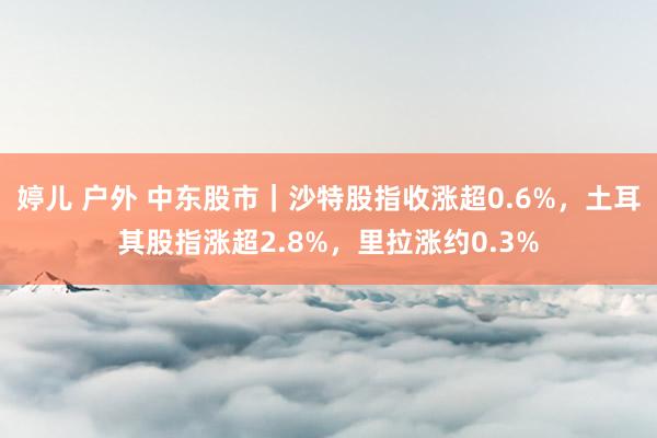 婷儿 户外 中东股市｜沙特股指收涨超0.6%，土耳其股指涨超2.8%，里拉涨约0.3%