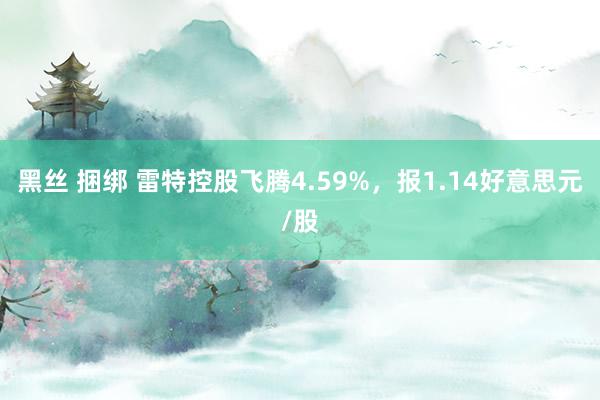 黑丝 捆绑 雷特控股飞腾4.59%，报1.14好意思元/股